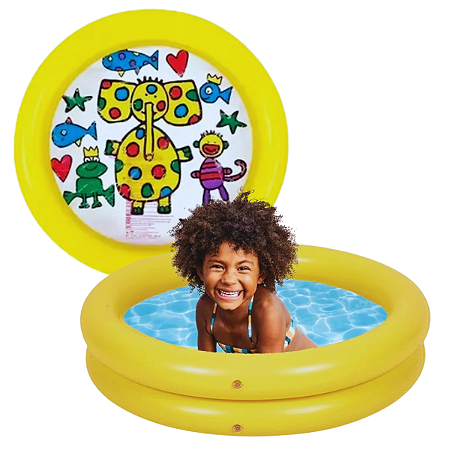Piscina infantil inflável de 46 litros 76x20cm de 1 a 3 anos
