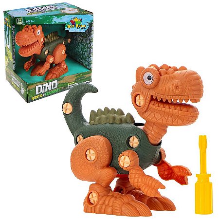 Dinossauro Monta Desmonta Dino Brinquedo Infantil T-Rex Dino Robo De Montar  Com Ferramenta Coleção : : Brinquedos e Jogos