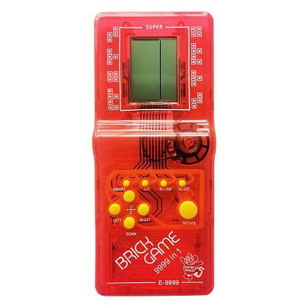 Mini game com 1000 jogos de bolso portátil retrô nostalgia anos 90
