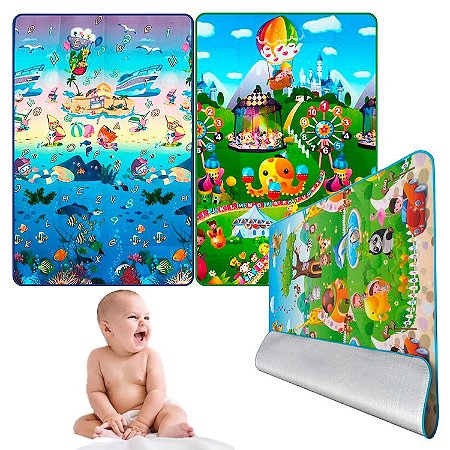 Tapete infantil p/ Bebê criança Térmico Educativo 90cmx120cm - DaiCommerce  - Loja de Acessórios para Tablet e Brinquedos