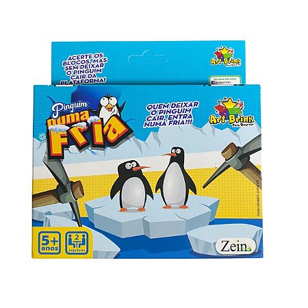 Pinguim Numa Fria Quebra Gelo Tamanho Jogos Mesa Oferta - ART BRINK