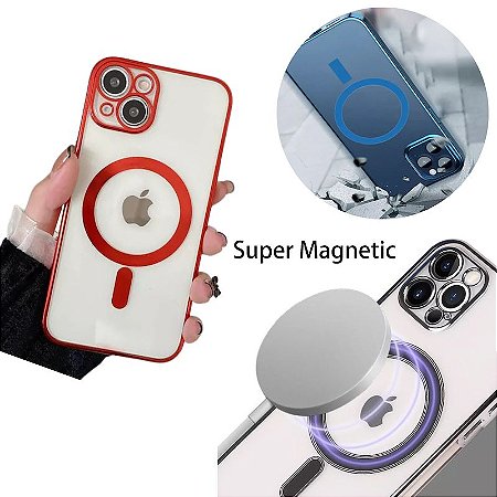 Capa Capinha Magsafe Magnética Para iPhone 13 Pro Max Luxo