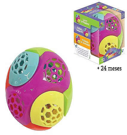 Bola Maluquinha Monta e Desmonta Som e Luzes Legal Divertido