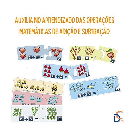 Jogo De Adição Subtração Multiplicação Divisão - Jogo De Matemática Para  Aprender Adição Subtração Multiplicação E Divisão Lógica, Quebra-cabeça De  Blocos De Treinamento Cerebral De Huaijing, Jogos De Combinação De Cores  Rápidas