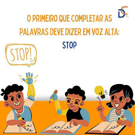 Jogo de Stop com Roleta Divertida Cartelas e Canetas Apagaveis Criança  Infantil - Camilo's Variedades