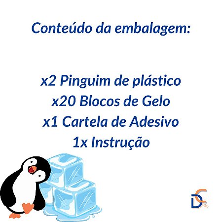 Jogo Pinguim Equilibrista Balança Pinguim Blocos de Gelo