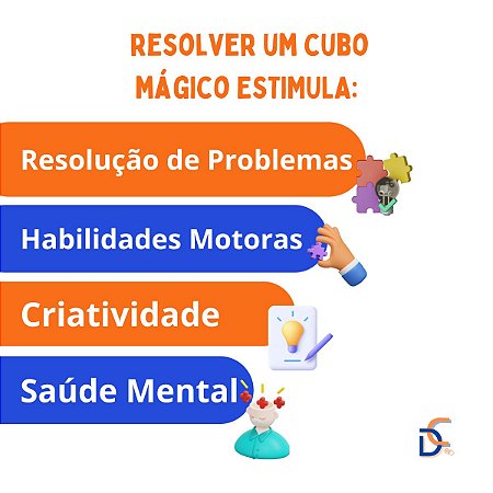 Cubos Mágicos Educativo 5x5 Infantil Clássico Cubo mágico entretenimento -  CB - Cubo Mágico - Magazine Luiza