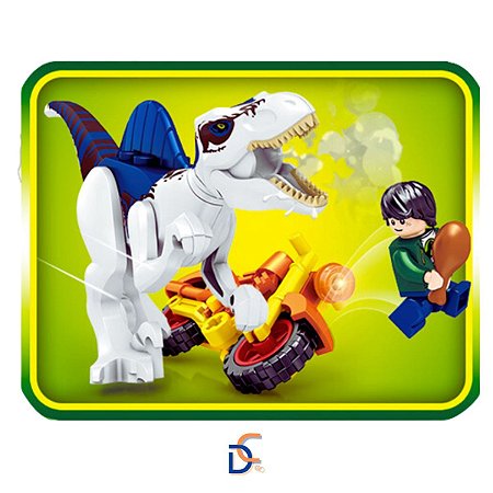 Blocos de Montar Ovo Surpresa Dinossauros Do Jurássico Coleção Brinquedo  Lego