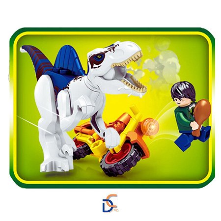 Dinossauro Bloco De Montar Lego Jurassic Brinquedo de Montar - DaiCommerce