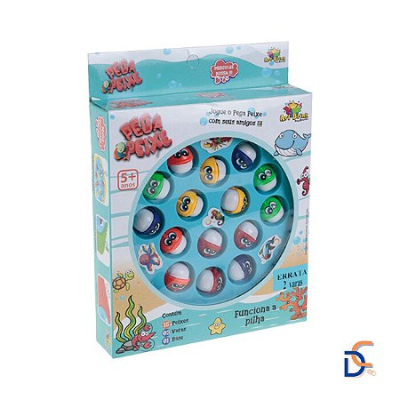 Brinquedo Pesca Pega Peixe Infantil Jogo Clássico Divertido - DaiCommerce -  Loja de Acessórios para Tablet e Brinquedos