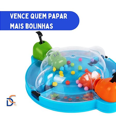 Jogo de Tabuleiro Papa Tudo Hipopótamo Brinquedo Infantil - DaiCommerce