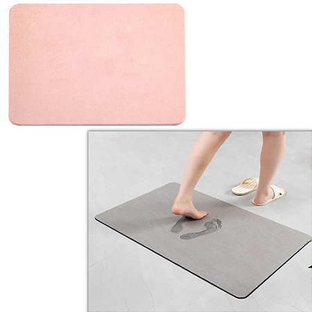 Tapete Secagem Rápida 3 segundos em terra diatomácea Premium