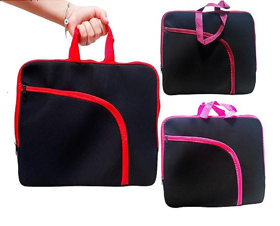 Luva Case Pasta Capa c/ Bolso Alça p/ Notebook/Macbook 15.6
