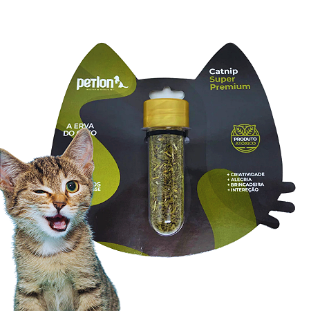 Erva Do Gato Catnip Super Premium 5g Menos Estresse Petlon
