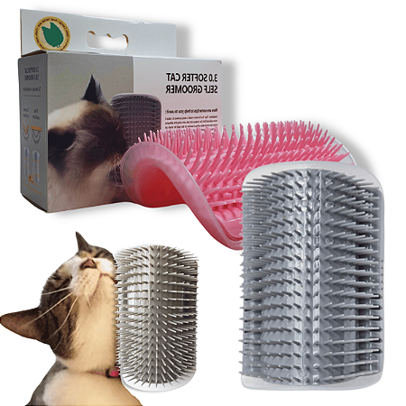 Auto Escovamento de Parede p/ Gatos c/ Catnip