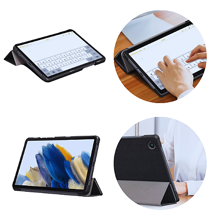 Kit Capa Smart Case p/ iPad 10,9 c/ Teclado Mouse + Película