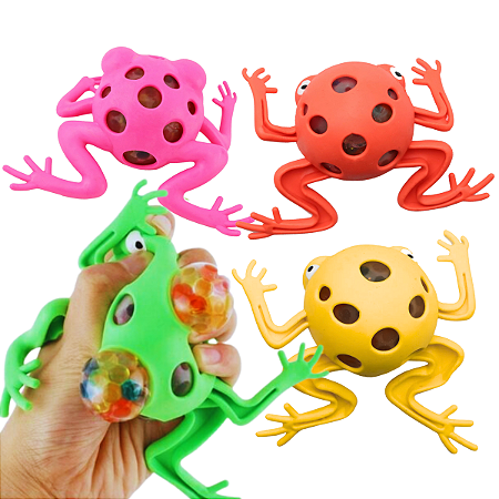 Bichinho de Apertar Sapinho Diversão e Relaxamento em Cores Vibrantes