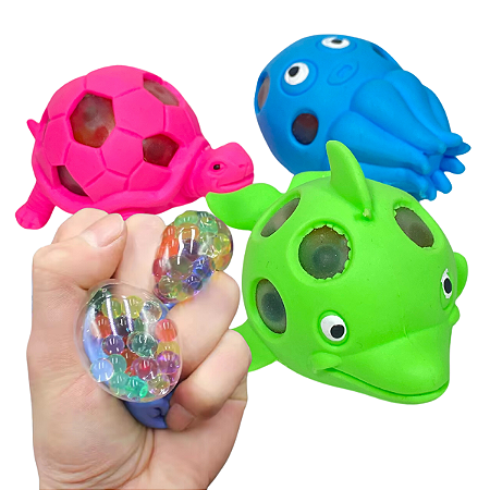 Bichinho Apertar Golfinho, Tartaruga e Polvo Anti Estresse Squishies