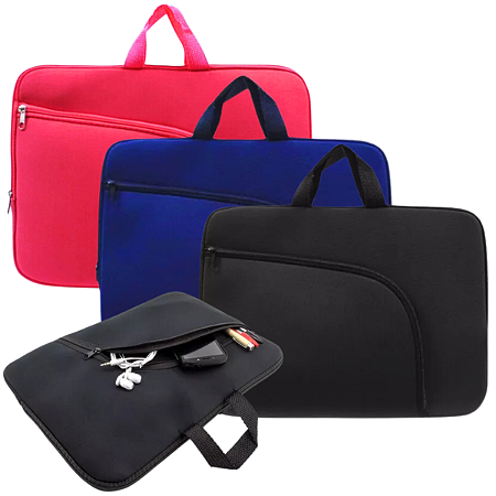 Bolsa Luva Case p/ iPad proteção total com alça e bolso