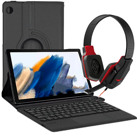Kit Headset Gamer Multilaser PH073 + Capa c/ Teclado A9 Plus