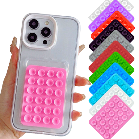 Ventosa Para Celular Suporte de Silicone Para Superfície IOS Android