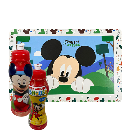 Jogo Americano Mickey + Garrafinha