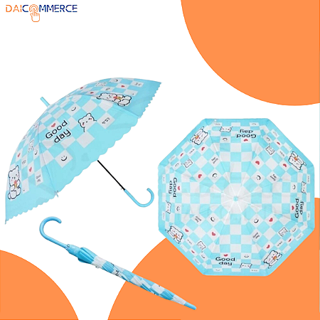 Guarda Chuva Infantil Automático Sombrinha Personagens Bichinhos Fofos
