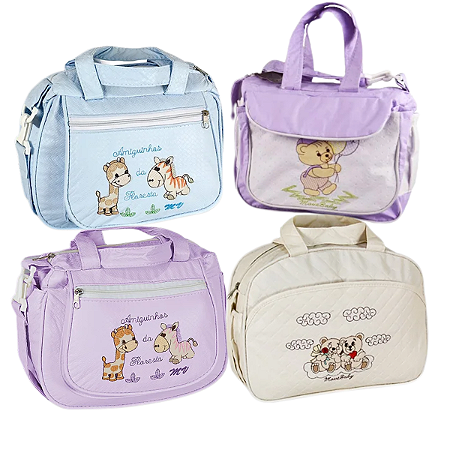 Bolsa Frasqueira Maternidade Saída Infantil Para Bebê Menino Menina Reforçada