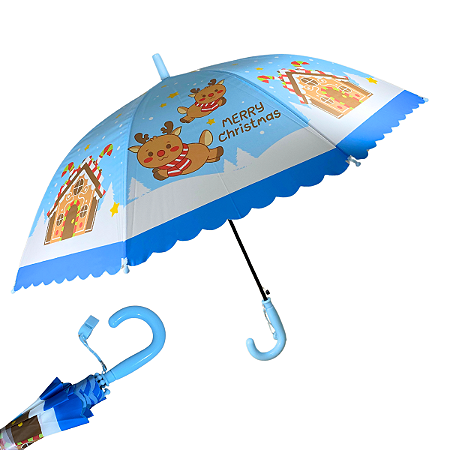Guarda chuva rena natal