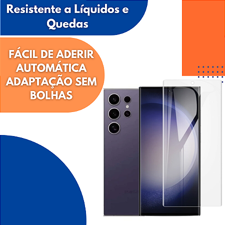 Película Flexivel Matte para celular Samsung S23 Ultra + suporte de celular