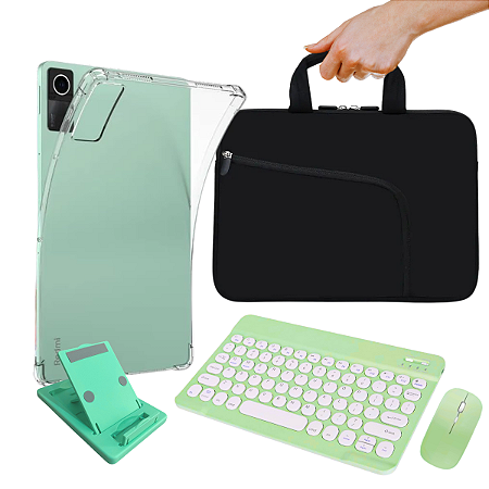 Kit Completo Capa Para Tablet Xiaomi Redmi Pad Se 11 + Teclado + Suporte
