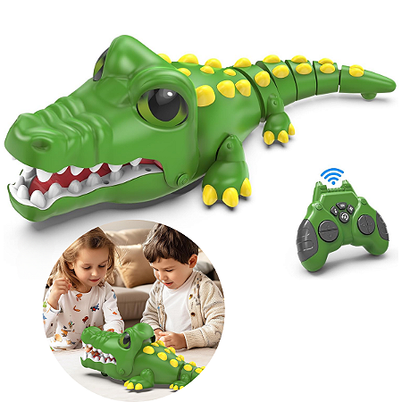 Brinquedo Crocodilo com Controle Remoto Croc Attack