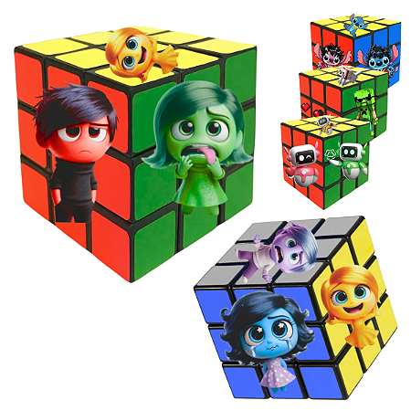 Cubo Mágico Infantil 3x3x3 Estampado Profissional Brinquedo Educativo
