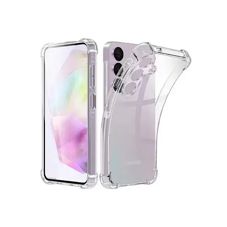 Capa Celular Samsung Galaxy A15 Transparente de Silicone Anti Impacto e Cantos Reforçados Contra Quedas