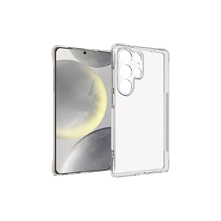 Capa p/ Celular Samsung Galaxy S25 Ultra Transparente de Silicone Anti Impacto e Cantos Reforçados Contra Quedas