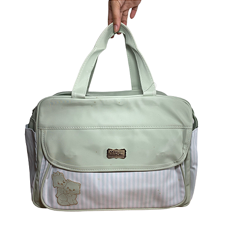 Bolsa Maternidade Verde Prática, Espaçosa e Cheia de Charme!