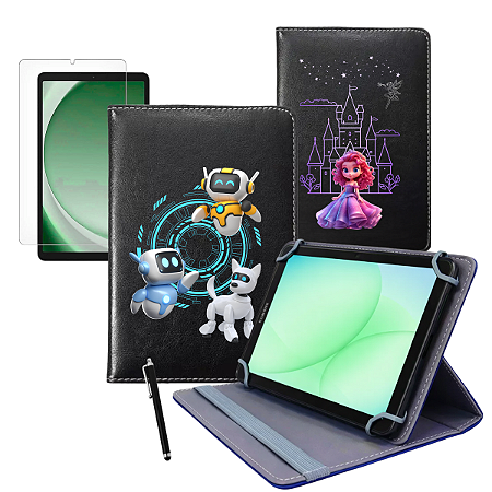 Kit Capa infantil Película Caneta p/ Tablet A11 8.7 X133/135