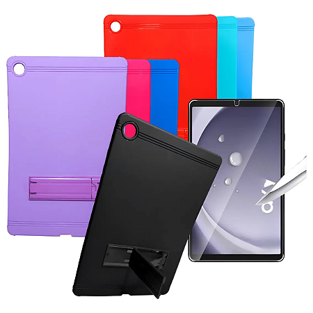 Capa Suporte P/ Tablet Galaxy Tab A11 Tela 8.7 + Película