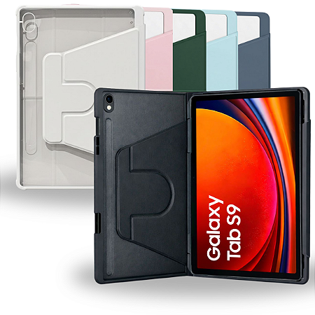 Capa Sleep Case Para Tablet Galaxy Tab S9 11 Suporte 360°