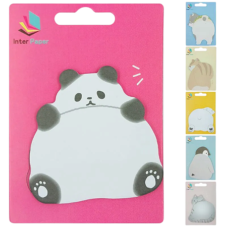 Bloco de Notas Adesivo Animal Fofo 30 Folhas