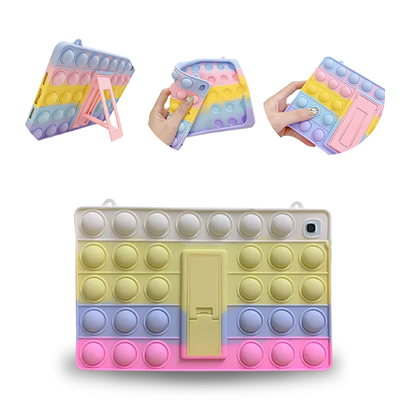 Capa Pop It de Silicone para Tablet Galaxy Tab T510 10.1”