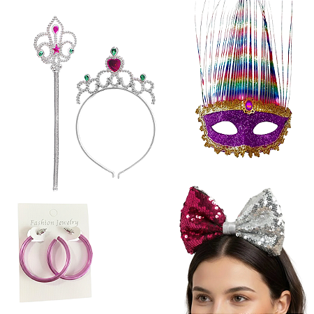 Kit Carnaval Completo Infantil e Adulto – Fantasia e Brilho