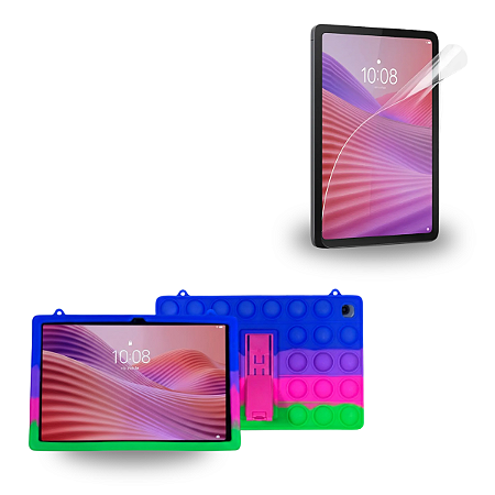 Capa infantil + Película de Hidrogel Para Tablet Lenovo 10.1
