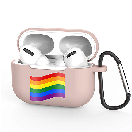 Capa Case p/ AirPods Pro 3, Silicone Personalizado - LGBT+