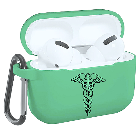 Capa Capinha p/ AirPods Pro 2 Verde Claro,Personalizado-Cobra