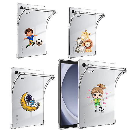 Capa Personalizada Transparente p/ Tablet Samsung Galaxy A9 plus - Alta Proteção