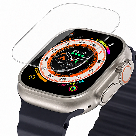 Kit 2 Película Hidrogel p/ Relógio Smartwatch Ultra 3 Apple