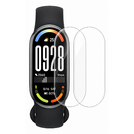 Kit 2 Película Hidrogel p/ Relógio Xiaomi Band 10 Premium