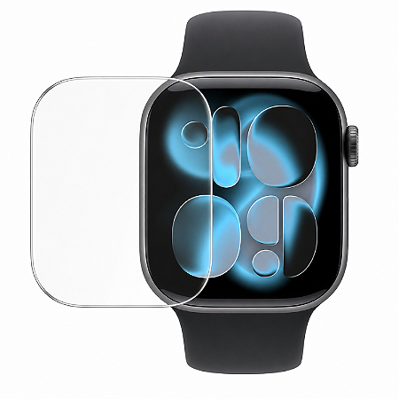 Kit 3 Película Hidrogel Fosca Resistente Premium p/ Apple Watch Série 11 46mm