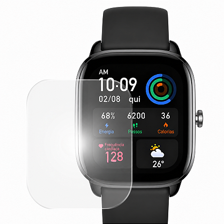 Kit 2 Película Hidrogel Premium p/ Relógio Amazfit Gts 4 Mini 1.65